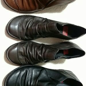 Rieker leather bootie